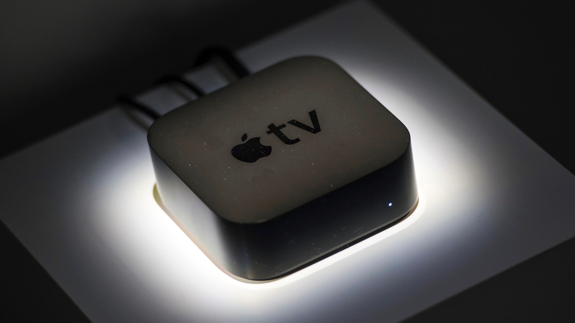 Apple's TV streaming box. Photo by Bloomberg