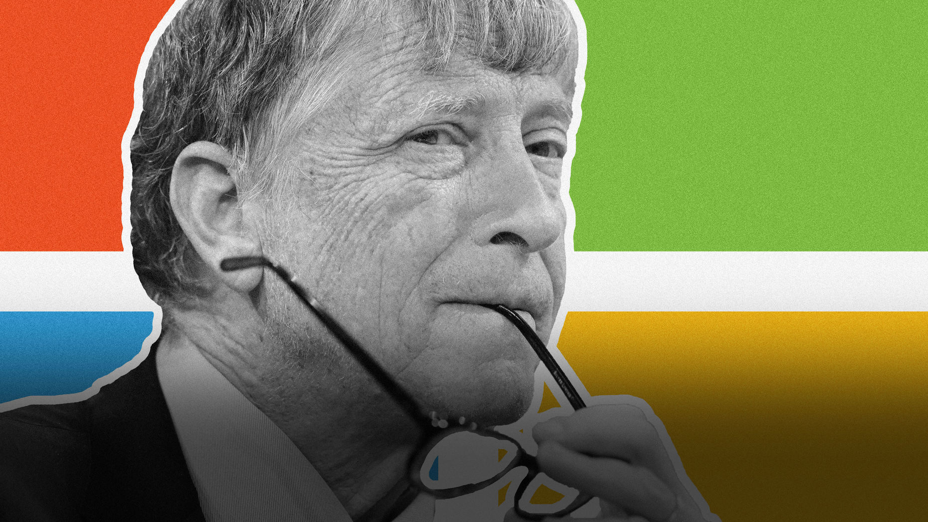 Illustration by Mike Sullivan. Bill Gates photo by Bloomberg